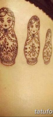 fotó matryoshka tetoválás kelt 2017. 09. 14 -én №123 - Matryoshka tetoválás -