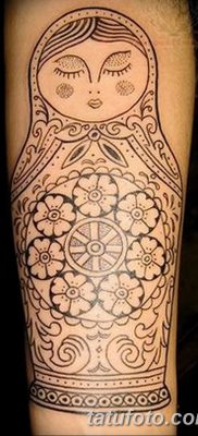 fotó matryoshka tetoválás kelt 2017. 09. 14 -én №125 - Matryoshka tetoválás -