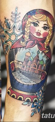 fotó matryoshka tetoválás kelt 2017. 09. 14 -én №127 - Matryoshka tetoválás -