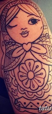 fotó matryoshka tetoválás kelt 2017. 09. 14 -én №133 - Matryoshka tetoválás -