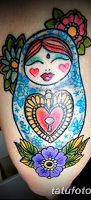 fotó matryoshka tetoválás kelt 2017. 09. 14 -én №134 - Matryoshka tetoválás -