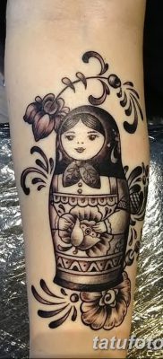 fotó matryoshka tetoválás kelt 2017. 09. 14 -én №138 - Matryoshka tetoválás -