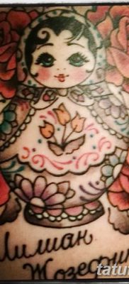fotó matryoshka tetoválás kelt 2017. 09. 14 -én №155 - Matryoshka tetoválás -