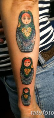 fotó matryoshka tetoválás kelt 2017. 09. 14 -én №156 - Matryoshka tetoválás -