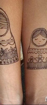 fotó matryoshka tetoválás kelt 2017. 09. 14 -én №157 - Matryoshka tetoválás -