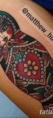 fotó matryoshka tetoválás kelt 2017. 09. 14 -én №162 - Matryoshka tetoválás -