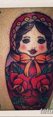 fotó matryoshka tetoválás kelt 2017. 09. 14 -én №163 - Matryoshka tetoválás -