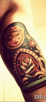 fotó matryoshka tetoválás kelt 2017. 09. 14 -én №167 - Matryoshka tetoválás -