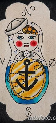 fotó matryoshka tetoválás kelt 2017. 09. 14 -én №168 - Matryoshka tetoválás -