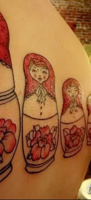 fotó matryoshka tetoválás kelt 2017. 09. 14 -én №169 - Matryoshka tetoválás -