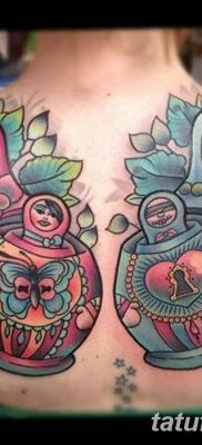 fotó matryoshka tetoválás kelt 2017. 09. 14 -én №173 - Matryoshka tetoválás -