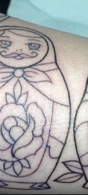 fotó matryoshka tetoválás kelt 2017. 09. 14 -én №175 - Matryoshka tetoválás -