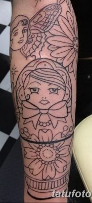 fotó matryoshka tetoválás kelt 2017. 09. 14 -én №181 - Matryoshka tetoválás -