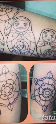 fotó matryoshka tetoválás kelt 2017. 09. 14 -én №184 - Matryoshka tetoválás -