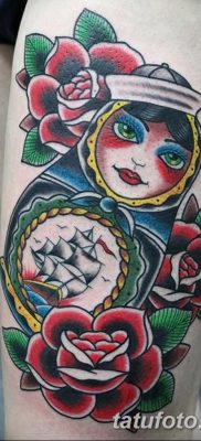 fotó matryoshka tetoválás kelt 2017. 09. 14 -én №188 - Matryoshka tetoválás -