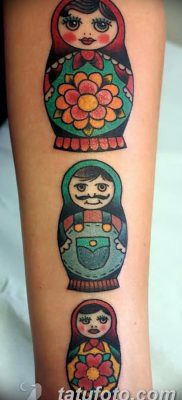 fotó matryoshka tetoválás kelt 2017. 09. 14 -én №191 - Matryoshka tetoválás -