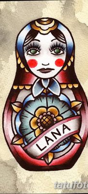 fotó matryoshka tetoválás kelt 2017. 09. 14 -én №193 - Matryoshka tetoválás -