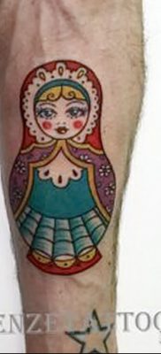 fotó matryoshka tetoválás kelt 2017. 09. 14 -én №194 - Matryoshka tetoválás -