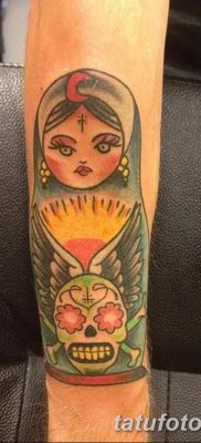 fotó matryoshka tetoválás kelt 2017. 09. 14 -én №197 - Matryoshka tetoválás -