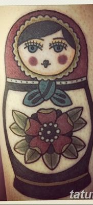 fotó matryoshka tetoválás kelt 2017. 09. 14 -én №199 - Matryoshka tetoválás -