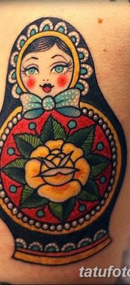fotó matryoshka tetoválás kelt 2017. 09. 14 -én №201 - Matryoshka tetoválás -