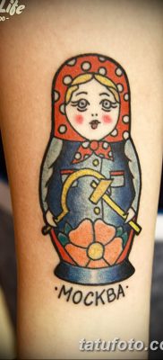 fotó matryoshka tetoválás kelt 2017. 09. 14 -én № 202 - Matryoshka tetoválás -