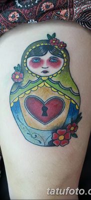 fotó matryoshka tetoválás kelt 2017. 09. 14 -én № 203 - Matryoshka tetoválás -