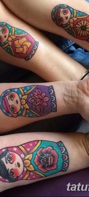 fotó matryoshka tetoválás kelt 2017. 09. 14 -én № 204 - Matryoshka tetoválás -