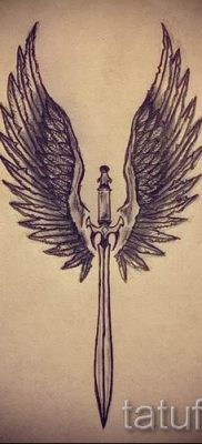 fotó példa a kard tetoválására - kép a tetoválás jelentését bemutató cikkhez 50