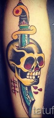 fotó példa a kard tetoválására - kép a tetoválás jelentését bemutató cikkhez 39