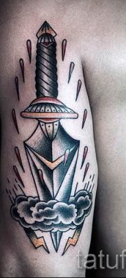 fotó példa a kard tetoválására - kép a tetoválás jelentését bemutató cikkhez 12