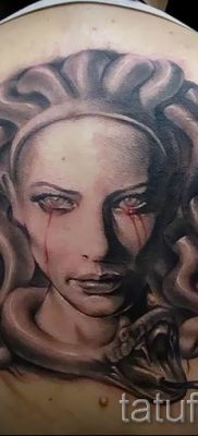Medusa Gorgon tetoválás - fényképes példa a tetoválás jelentését bemutató cikkhez 58