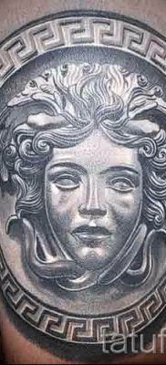 Medusa Gorgon tetoválás - fényképes példa a tetoválás jelentését bemutató cikkhez 54