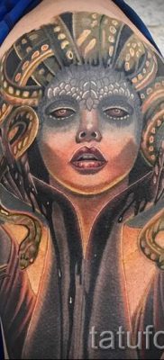 Medusa Gorgon tetoválás - fényképes példa egy tetoválás jelentését bemutató cikkhez 44