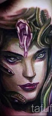 Medusa Gorgon tetoválás - fényképes példa egy tetoválás jelentését bemutató cikkhez 40