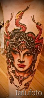 Medusa Gorgon tetoválás - fényképes példa egy tetoválás jelentését bemutató cikkhez 31