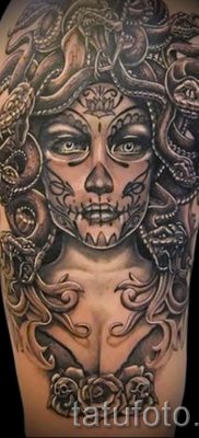 Medusa Gorgon tetoválás - fényképes példa egy tetoválás jelentését bemutató cikkhez 29