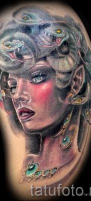 Medusa Gorgon tetoválás - fényképes példa egy tetoválás jelentését bemutató cikkhez 4