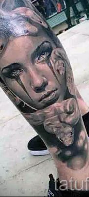 Medusa Gorgon tetoválás - fényképes példa a tetoválás 2 jelentésére vonatkozó cikkhez