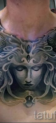 Medusa Gorgon tetoválás - fényképes példa egy tetoválás jelentését bemutató cikkhez 1
