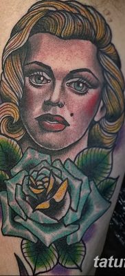 fotó a tetoválásról Marilyn Monroe, kelt 2017. 08. 08 №091 - Tetoválás Marilyn Monroe_