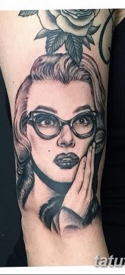fotó a tetoválásról Marilyn Monroe, kelt 2017. 08. 08 №092 - Tetoválás Marilyn Monroe_