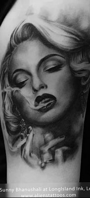 fotó a tetoválásról Marilyn Monroe 2017. 08. 08 -án №103 - Tetoválás Marilyn Monroe_
