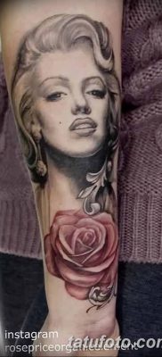 fotó a tetoválásról Marilyn Monroe, kelte: 2017. 08. 08 №001 - Tetoválás Marilyn Monroe_