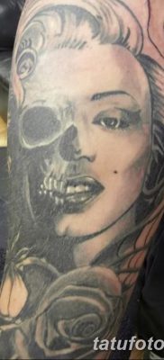 fotó Marilyn Monroe tetoválásról, kelt 2017. 08. 08 -án № 003 - Tetoválás Marilyn Monroe_