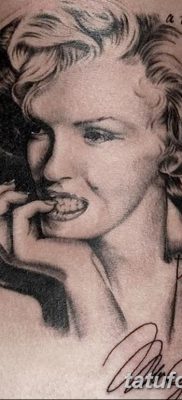 fotó a tetoválásról Marilyn Monroe, kelt 2017. 08. 08. №020 - Tetoválás Marilyn Monroe_