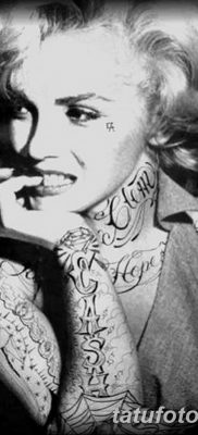 fotó a tetoválásról Marilyn Monroe 2017.08.08. №036 - Tetoválás Marilyn Monroe_