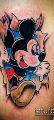 fotó Mickey egér tetoválásról (Tattoo) (érték) - példa rajz - 100