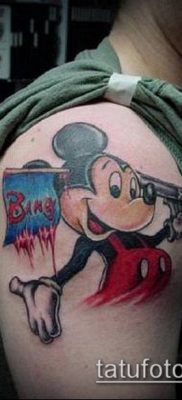 fotó Mickey egér tetoválásról (Tattoo) (érték) - példa rajz - 099