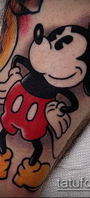 fotó Mickey egér tetoválásról (Tattoo) (érték) - példa rajz - 097